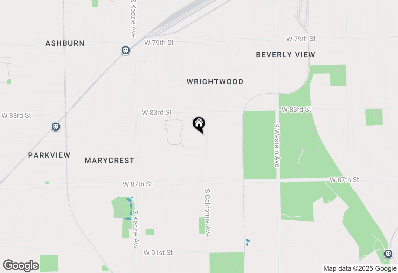 Map of 2825 W 84th Place, Chicago, IL 60652