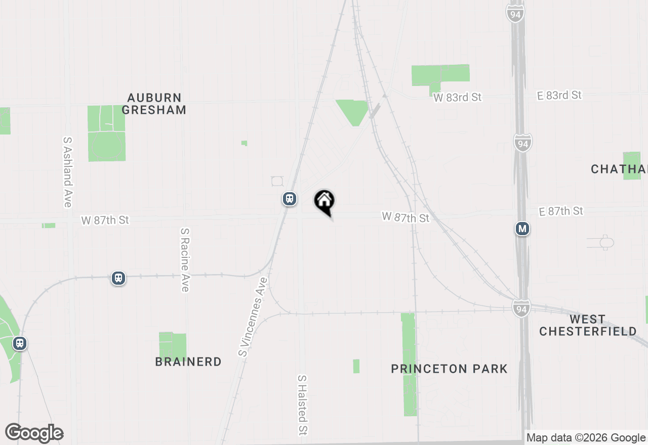 Map of (Address confidential), Chicago, Illinois 60620