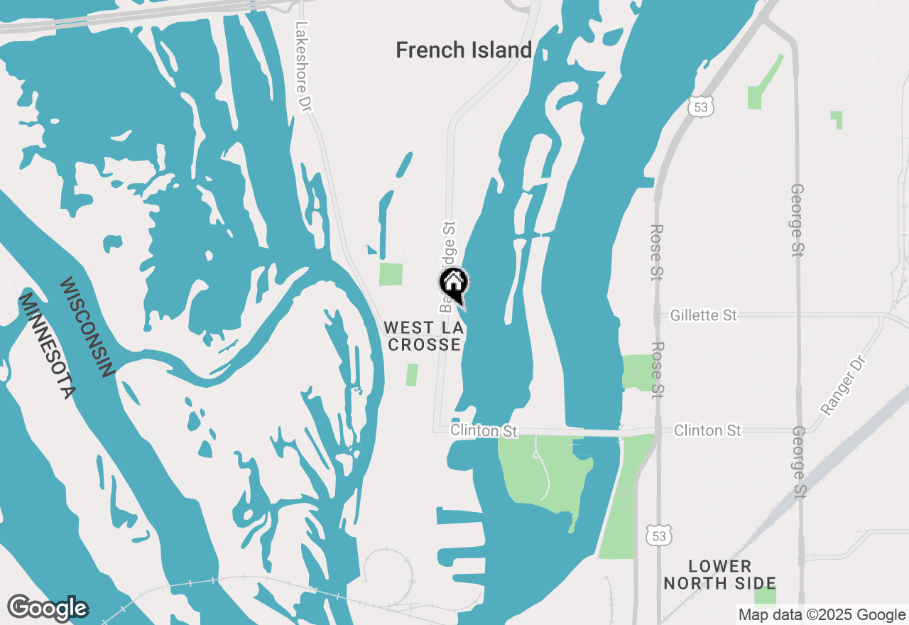 Map of 1624 Bainbridge St, La Crosse, WI 54603