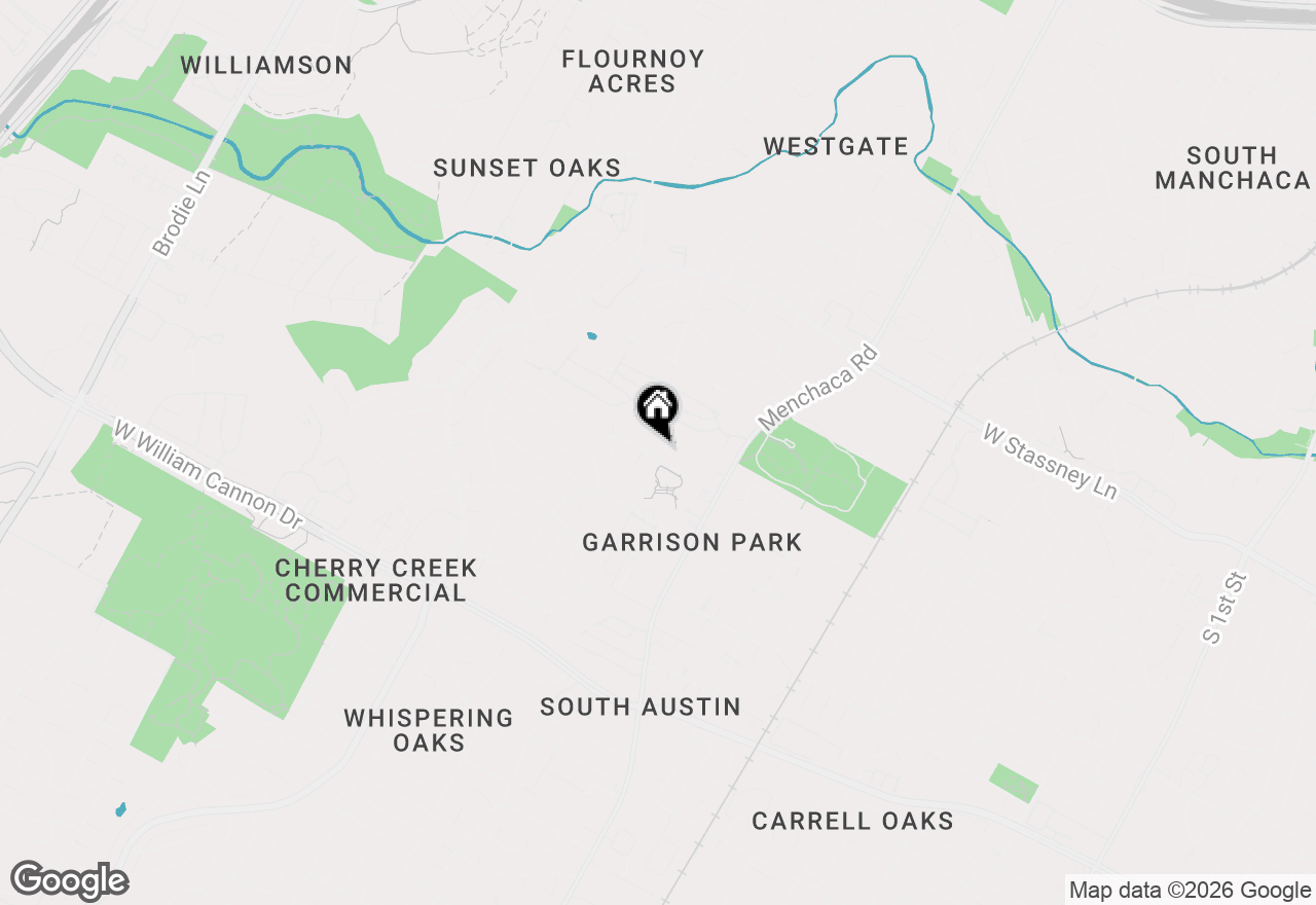 Map of 2400 Berkett Dr #A, Austin, TX 78745