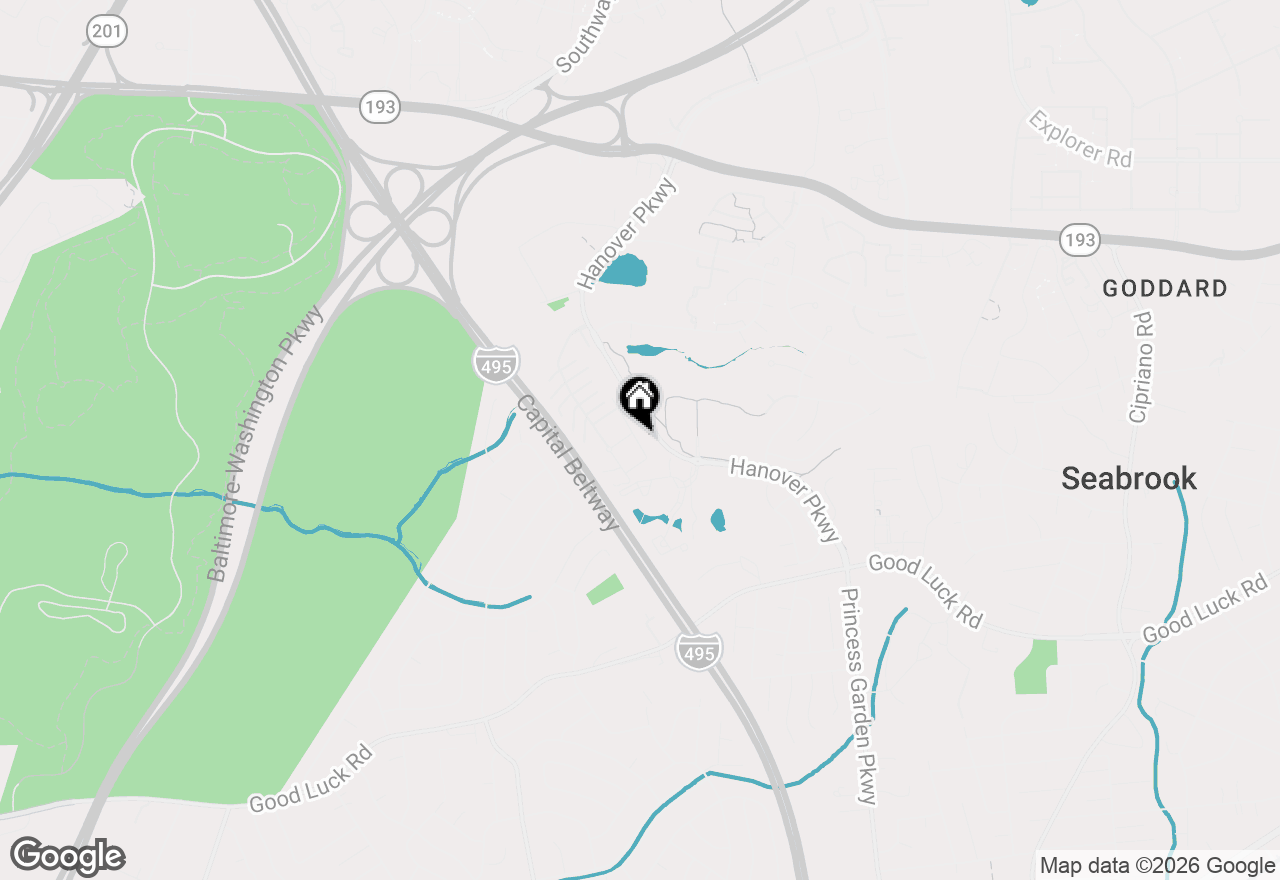 Map of 6934 Hanover Parkway #402, Greenbelt, MD 20770