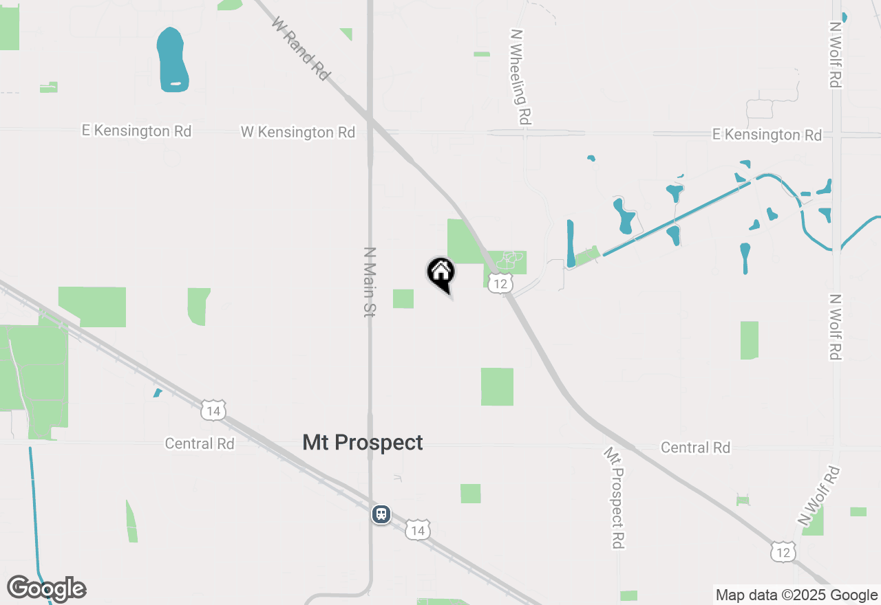 Map of 315 N Elm Street, Mount Prospect, IL 60056