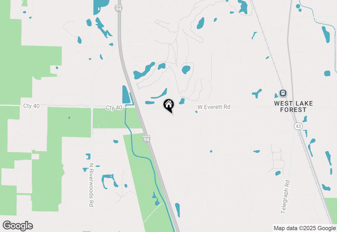 Map of 1886 Bowling Green Drive, Lake Forest, IL 60045
