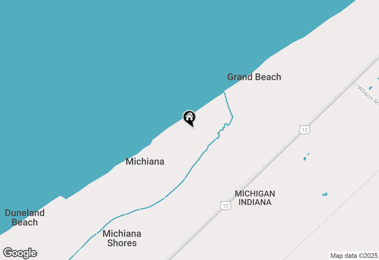 Map of V/L Lot 1 Ponchartrain Drive, New Buffalo, MI 49117