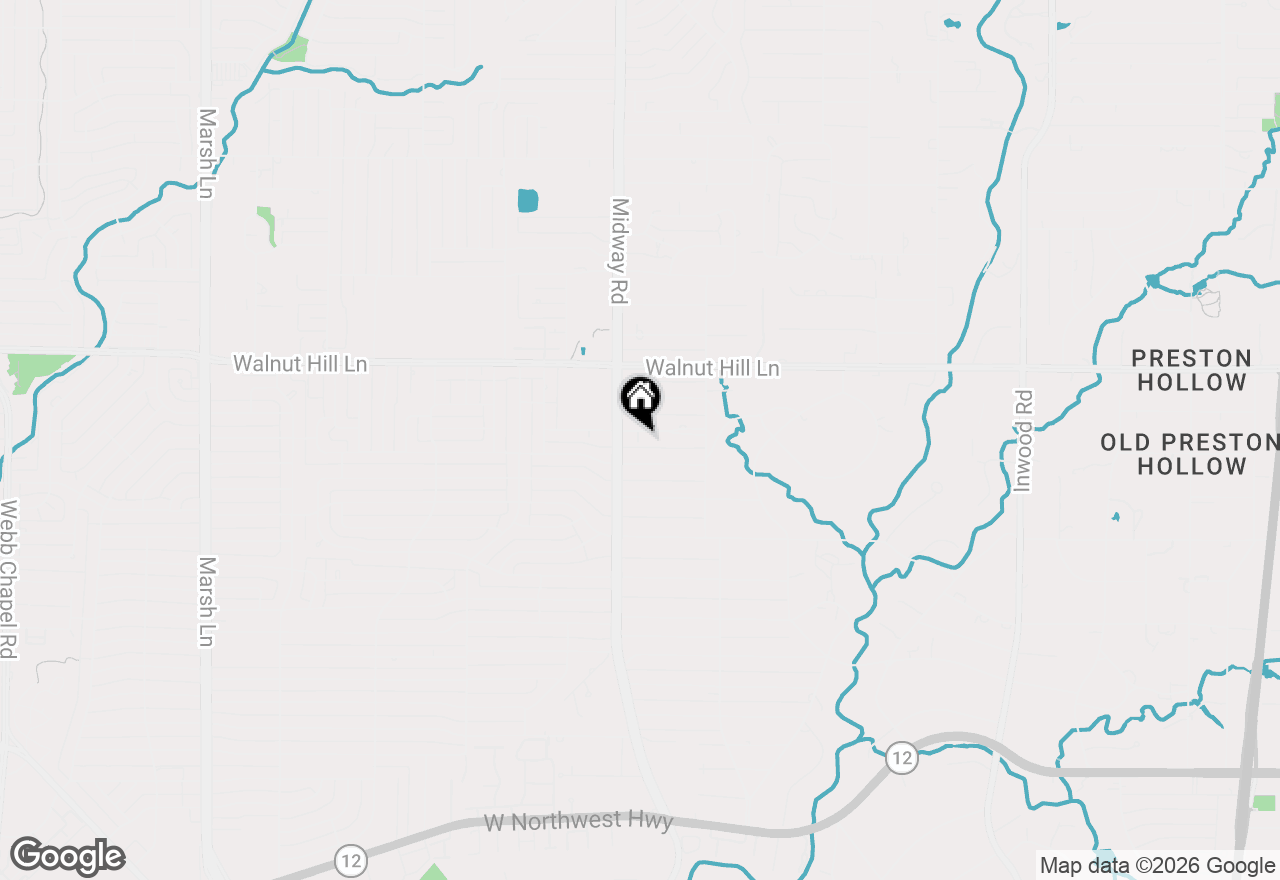 Map of 4222 Willow Grove Road, Dallas, TX 75220