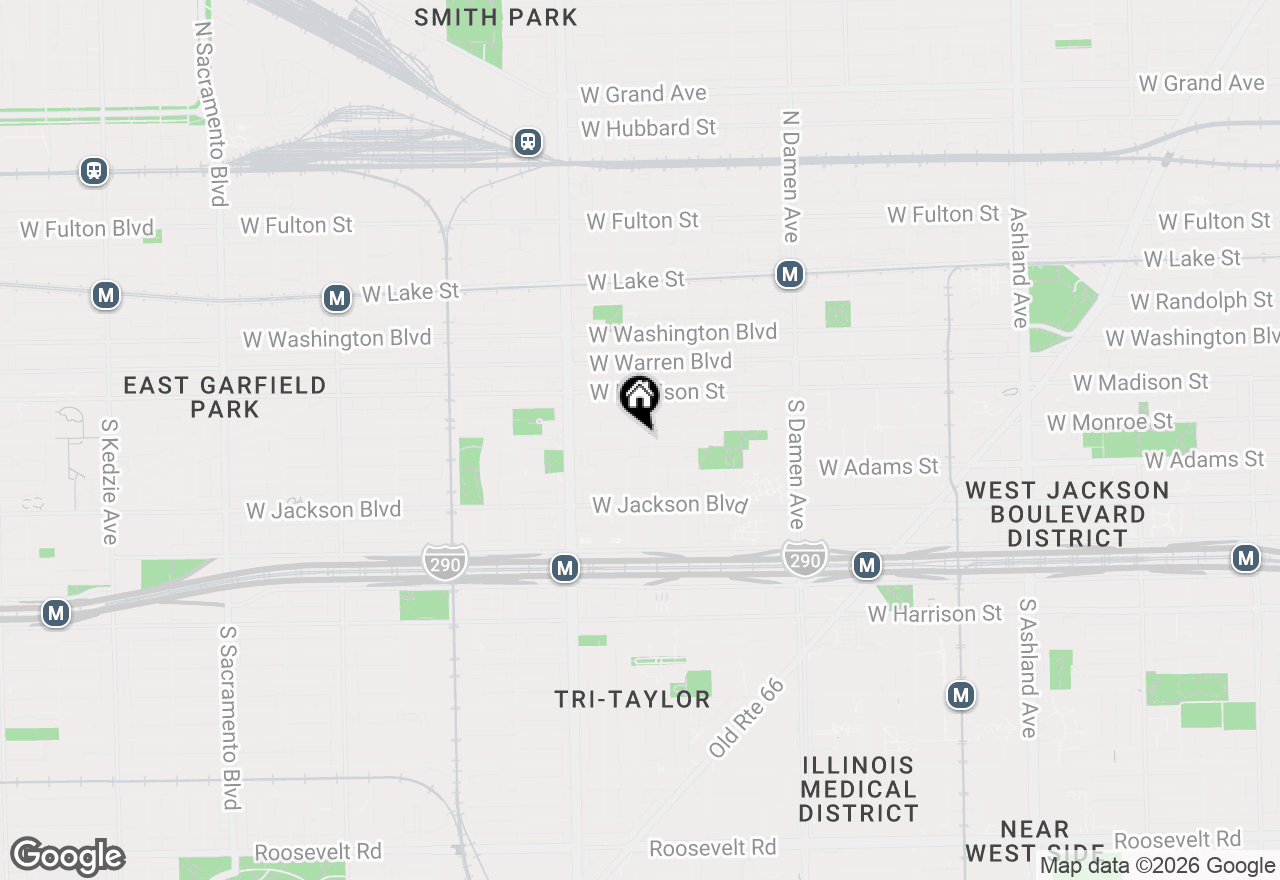 Map of 2247 W Monroe Street #3, Chicago, IL 60612