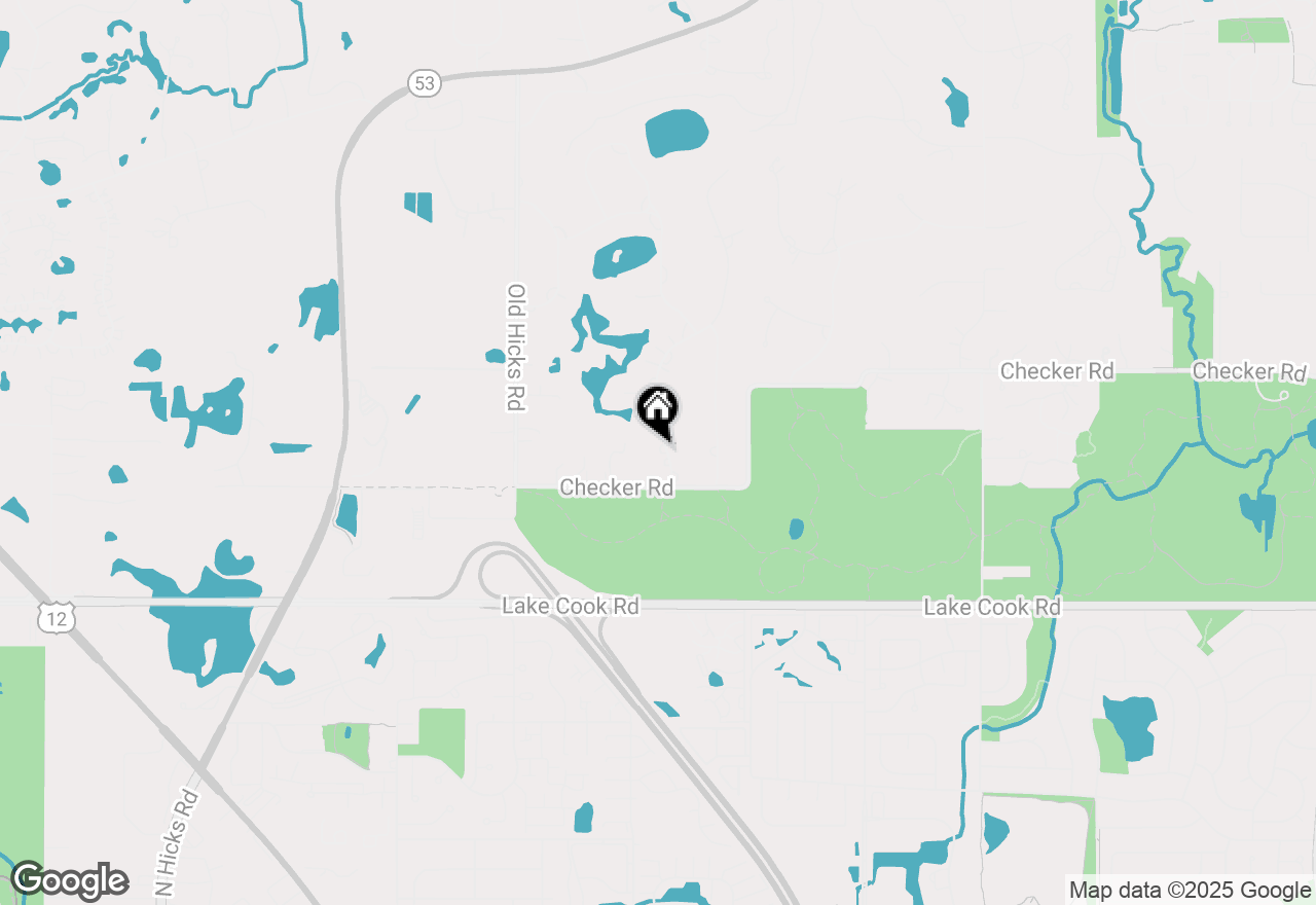 Map of 2520 Lincoln Avenue, Long Grove, IL 60047