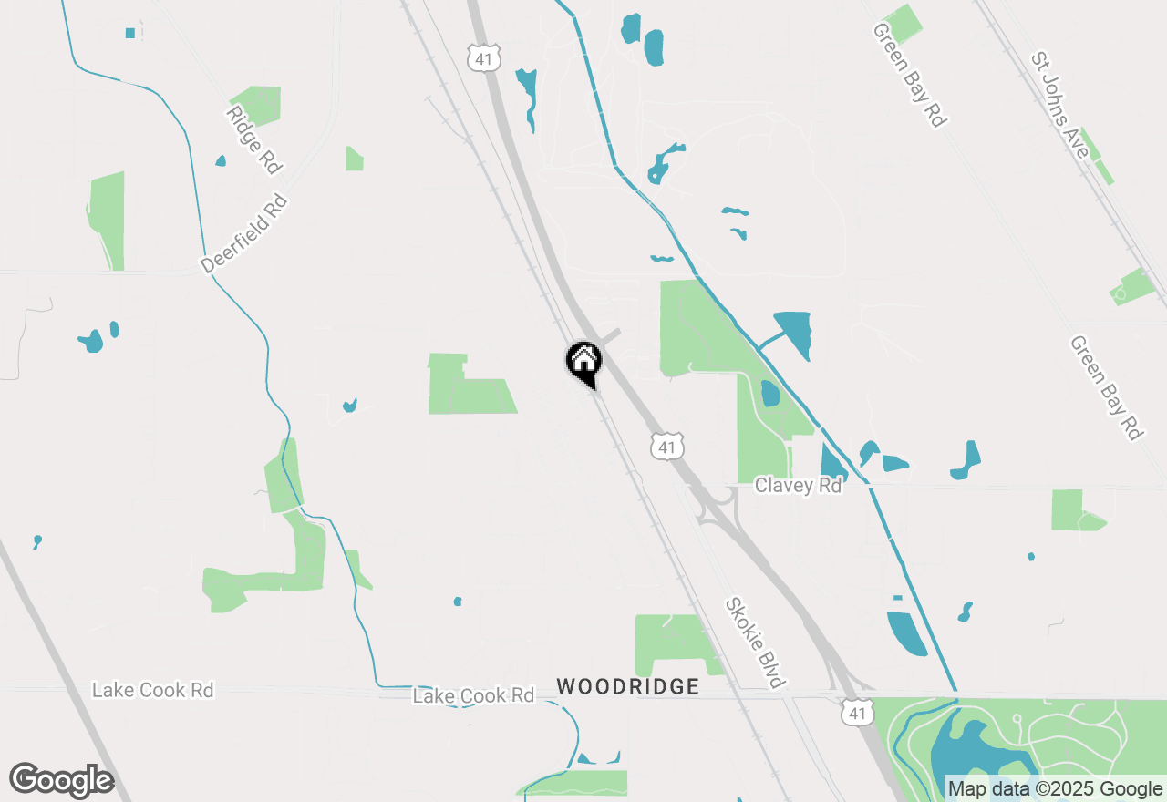 Map of 551 Barberry Road, Highland Park, IL 60035