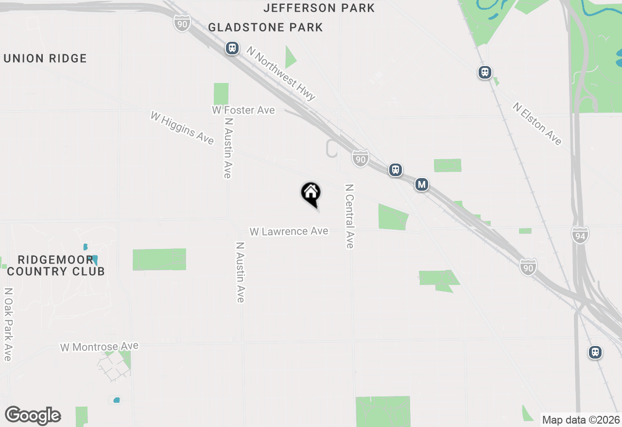 Map of 5716 W Gunnison Street, Chicago, IL 60630