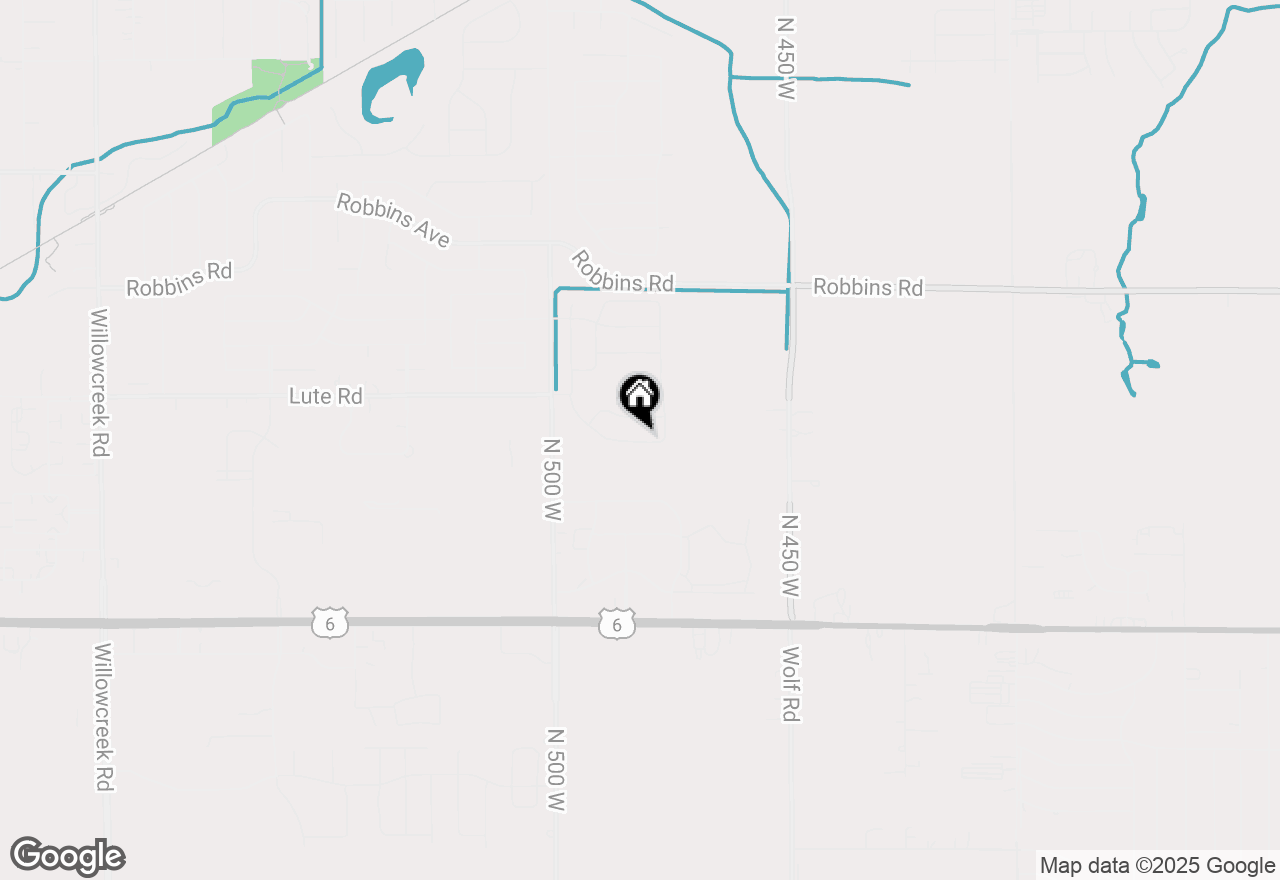 Map of 6593 Thoreau Drive, Portage, IN 46368