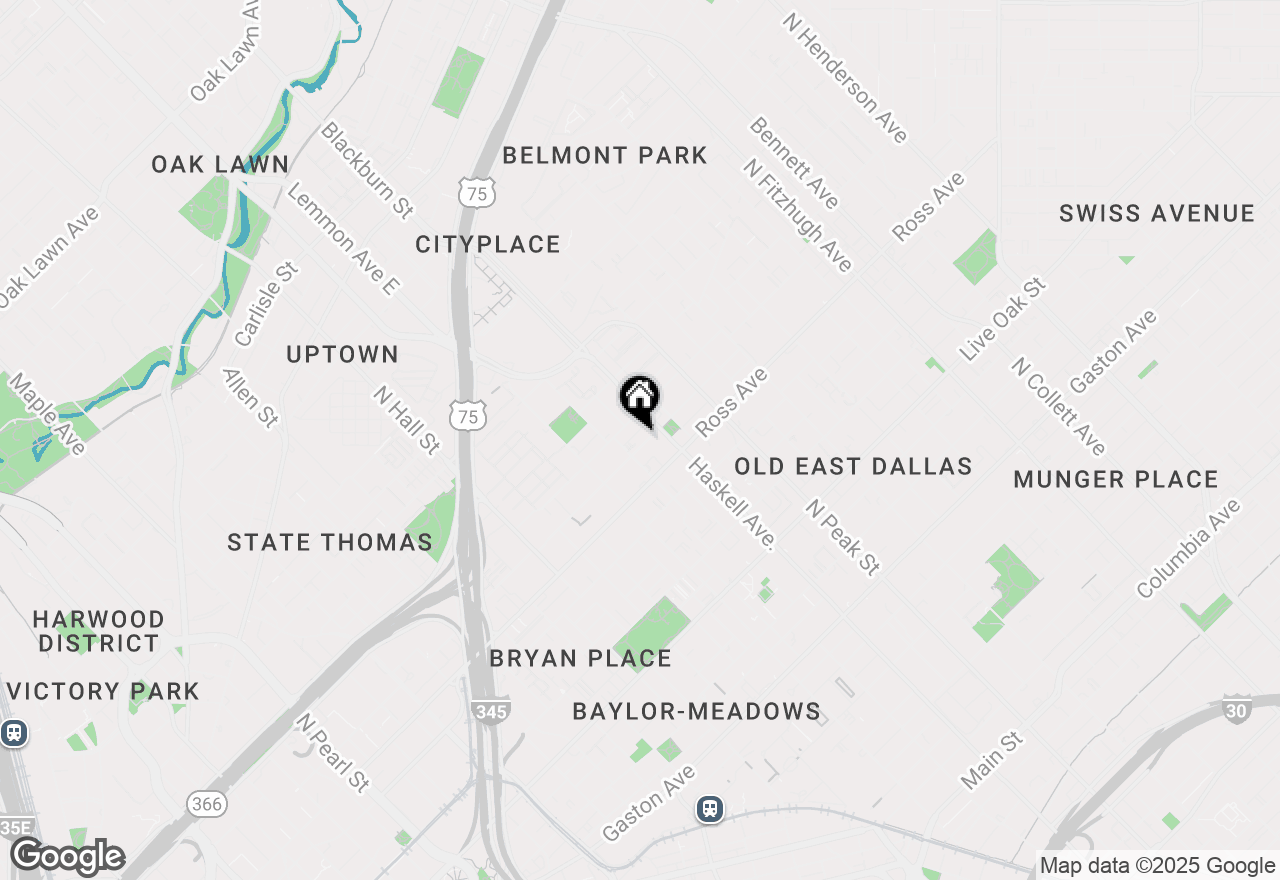 Map of 3981 Roseland Avenue #202, Dallas, TX 75204
