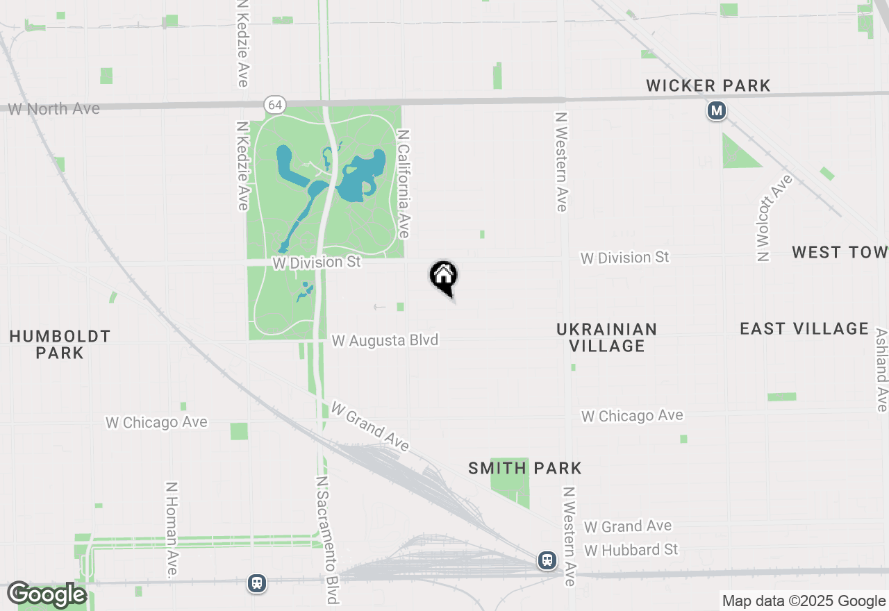 Map of 2701 W Thomas Street #1, Chicago, IL 60622