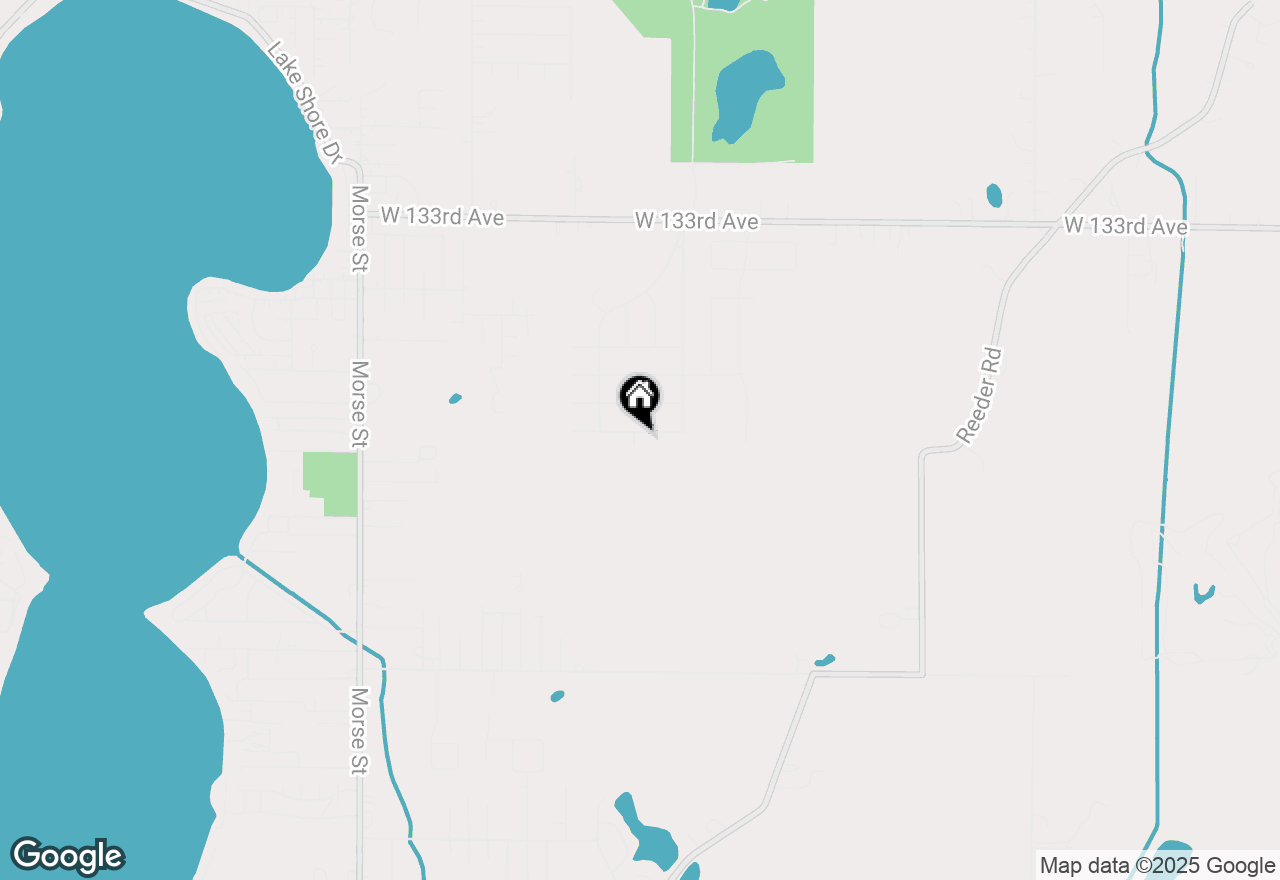 Map of 6201 W 136th Place, Cedar Lake, IN 46303