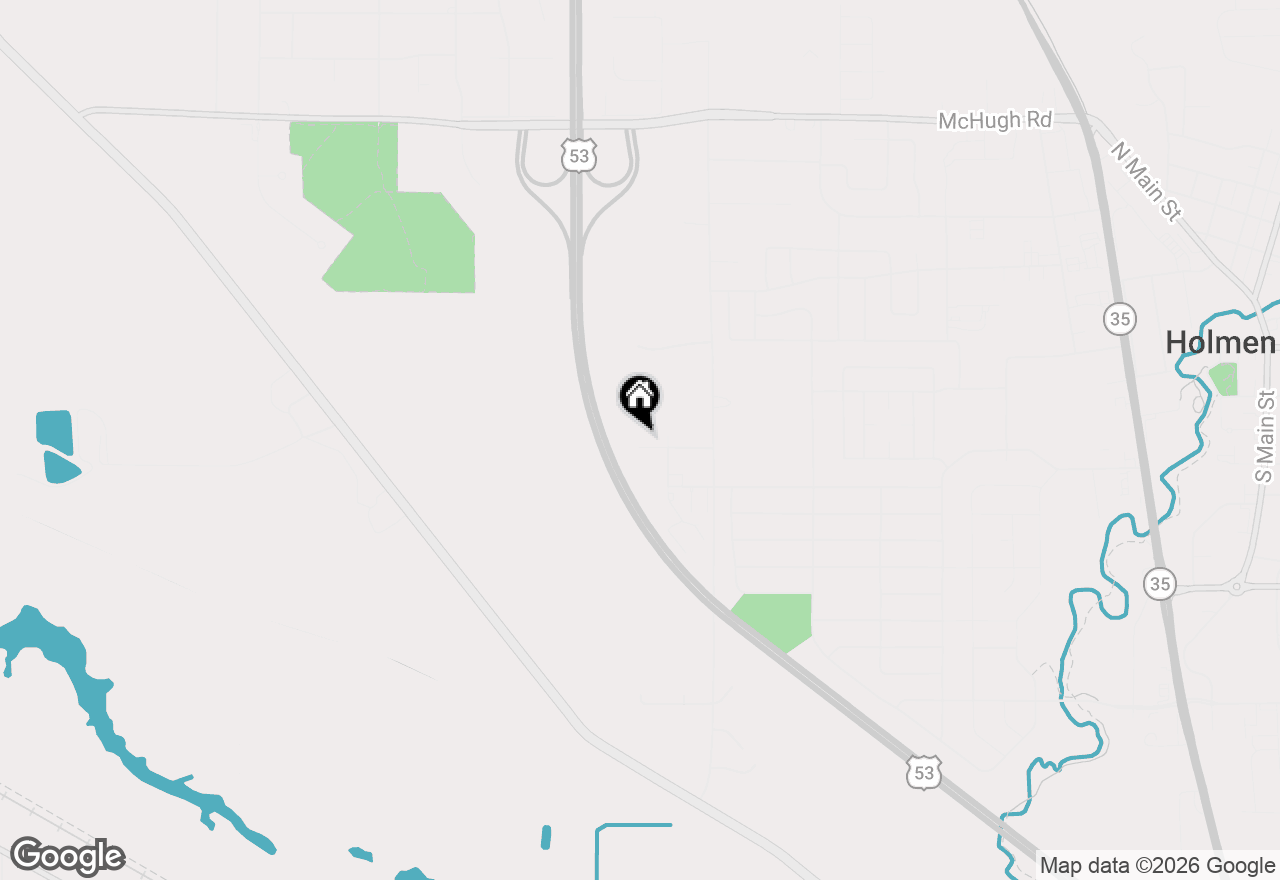 Map of 1319 Harvest Cir, Holmen, WI 54636