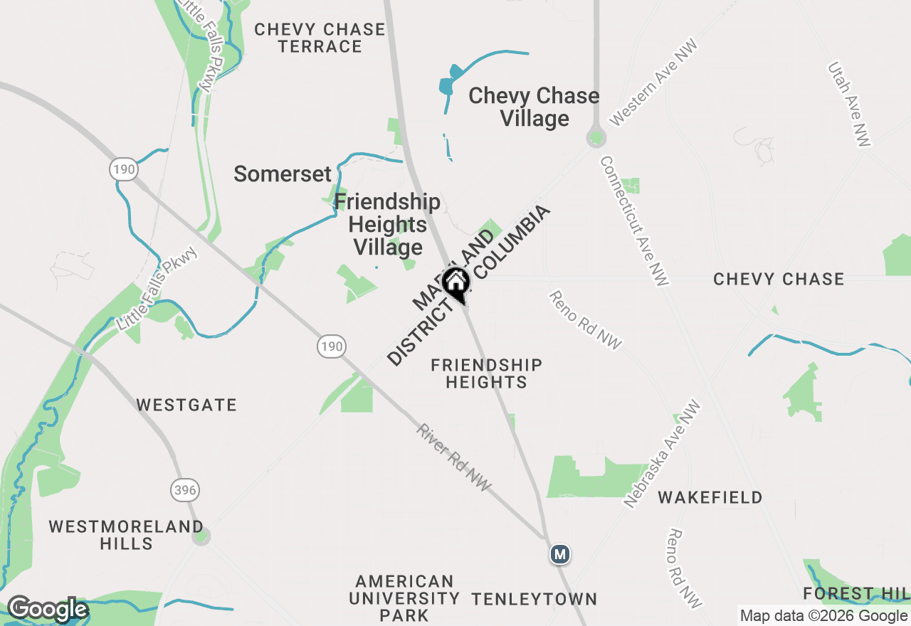 Map of 5300 Wisconsin Avenue Nw #603/VARIES, Washington, DC 20015