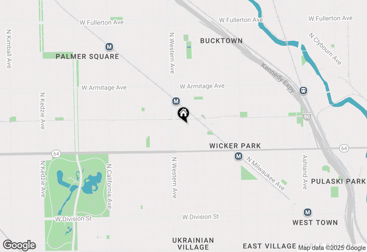 Map of 2333 W St Paul Avenue #304, Chicago, IL 60647