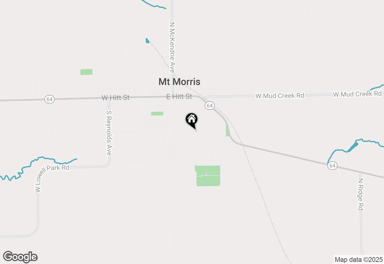 Map of 207 E Lincoln Street, Mount Morris, IL 61054