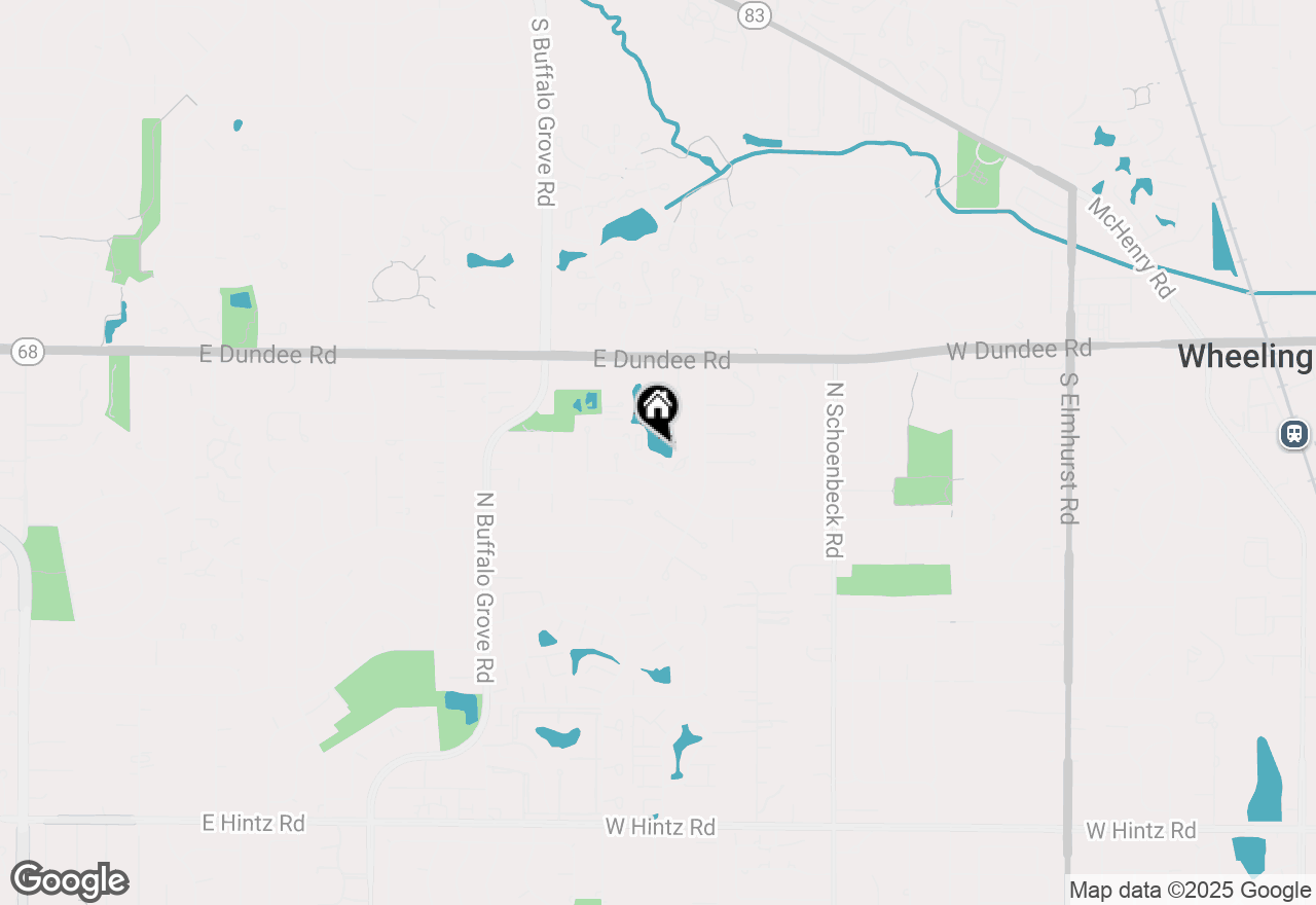 Map of 200 Lake Boulevard #407, Buffalo Grove, IL 60089