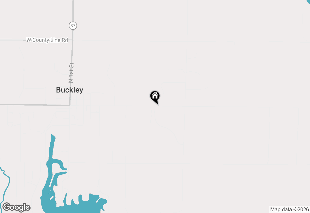 Map of 10.01 N 2 1/2 Road, Buckley, MI 49620