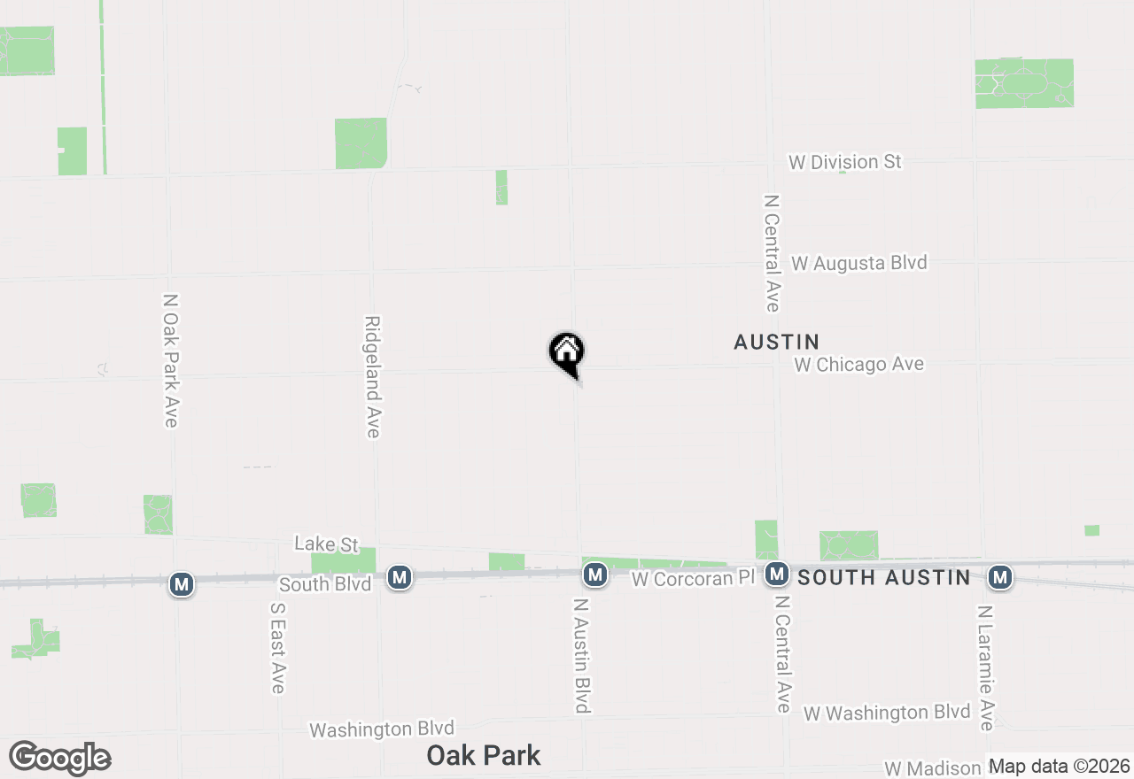 Map of 720 N Austin Boulevard #GNW, Oak Park, IL 60302