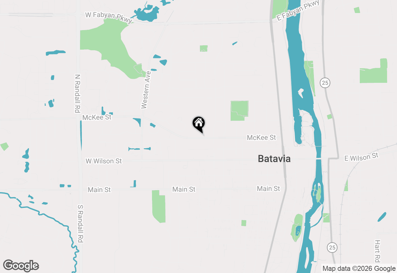 Map of 211 Furnas Drive, Batavia, IL 60510