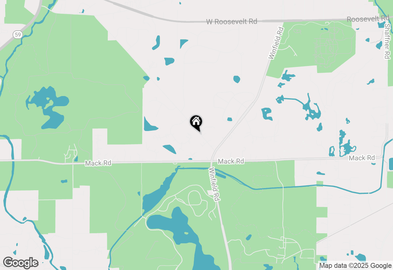 Map of 1S635 Verdun Drive, Winfield, IL 60190