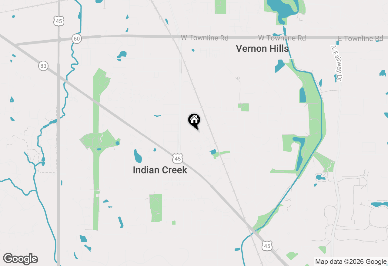 Map of 414 Briarwood Court #414, Vernon Hills, IL 60061