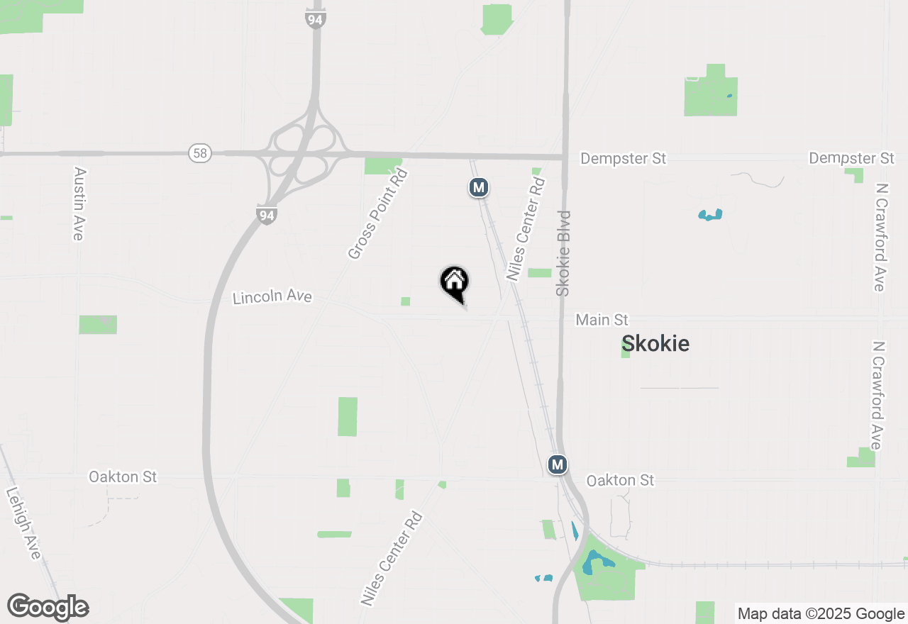 Map of 5040 Main Street, Skokie, IL 60077