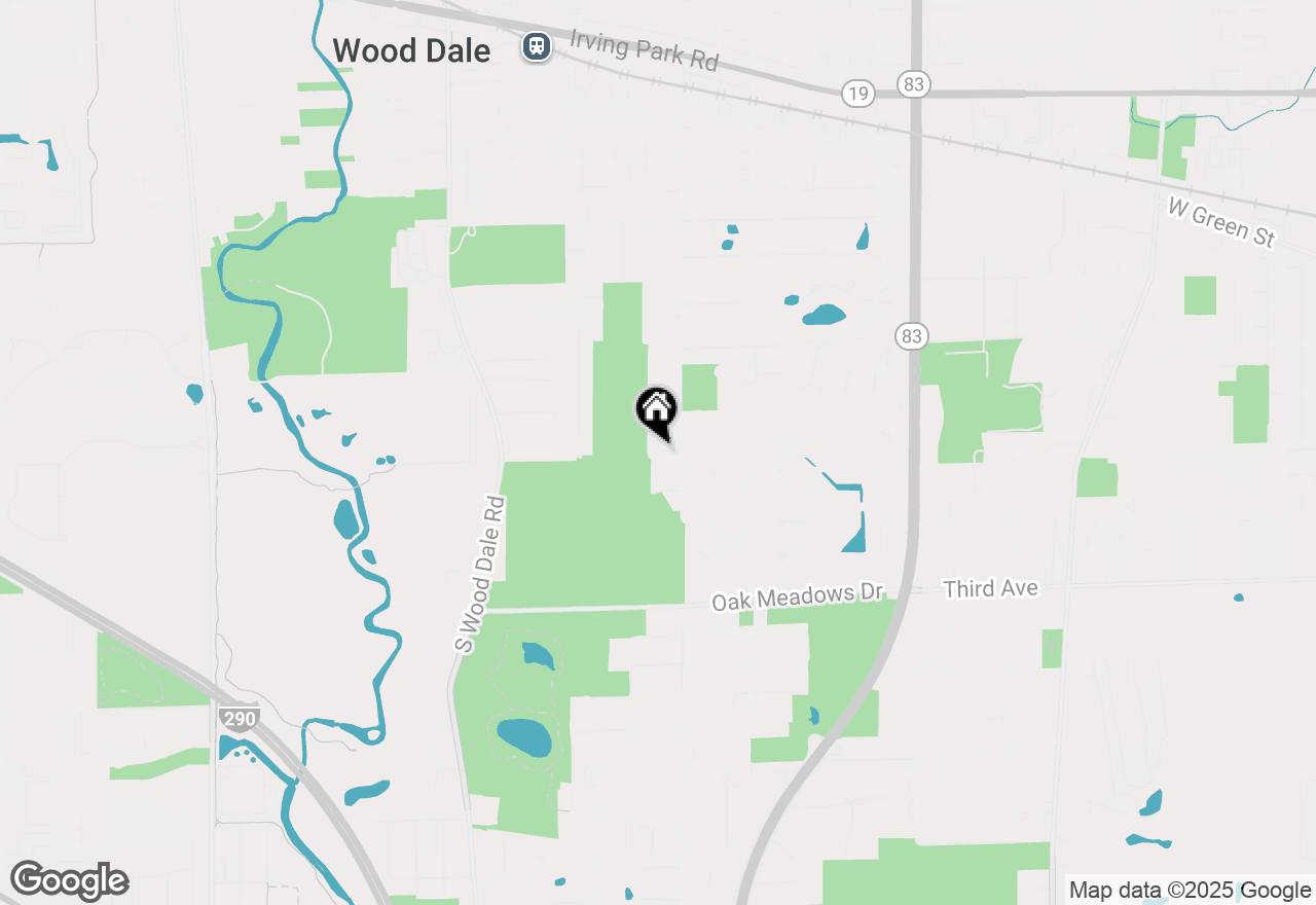 Map of 329 Montclare Lane, Wood Dale, IL 60191