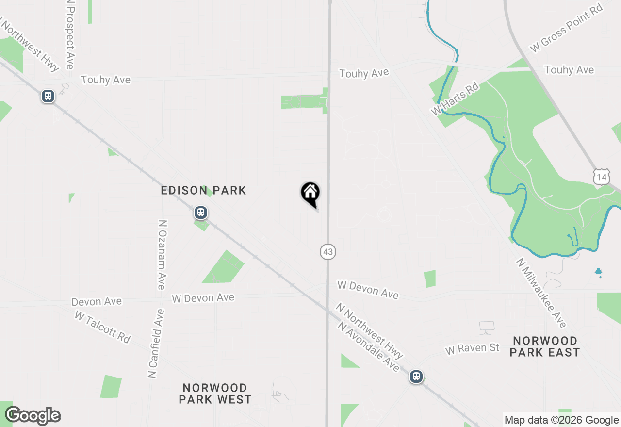 Map of 6656 N Oconto Avenue, Chicago, IL 60631