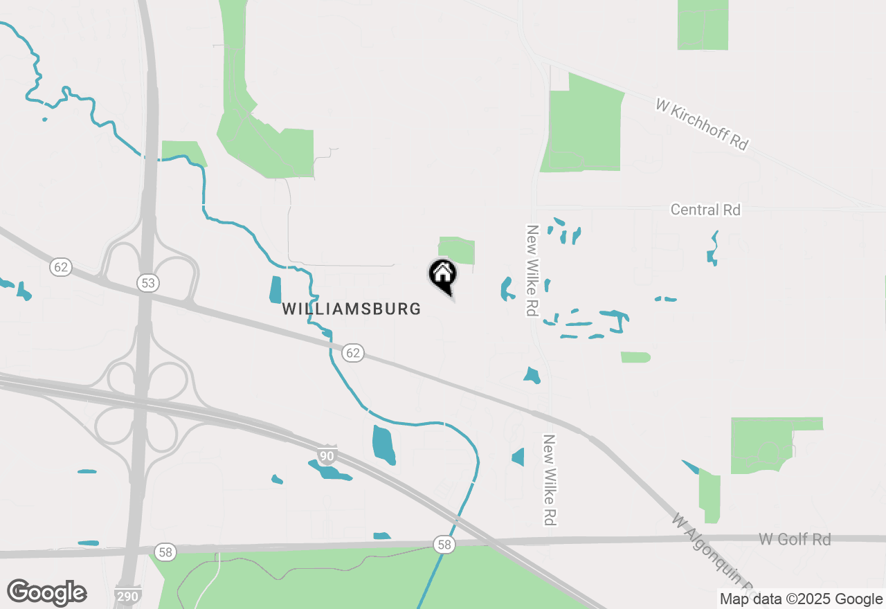 Map of 2302 Birch Lane, Rolling Meadows, IL 60008