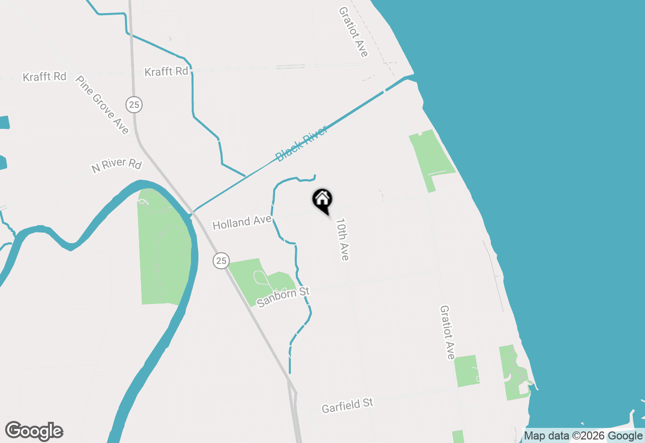 Map of 3541 Shenandoah Avenue, Port Huron, MI 48060