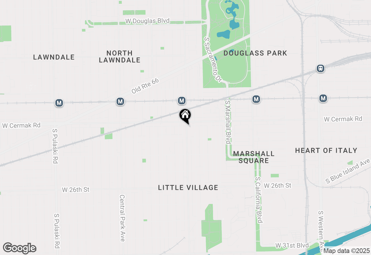 Map of 2216 S Kedzie Avenue, Chicago, IL 60623