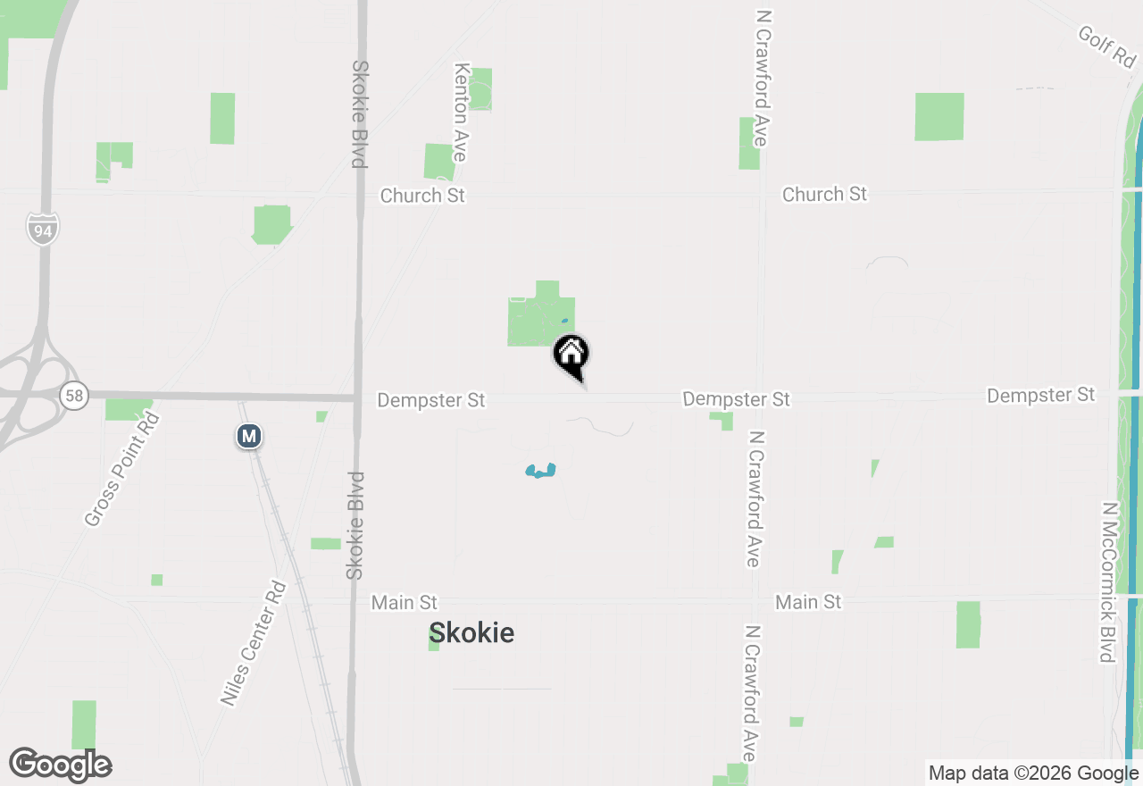 Map of 8801 Lowell Terrace, Skokie, IL 60076