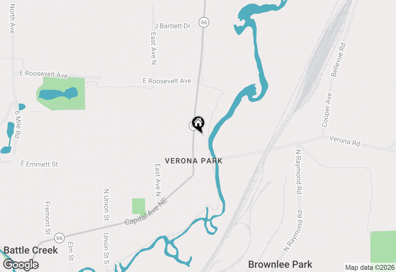 Map of 856 Capital Avenue Ne, Battle Creek, MI 49017