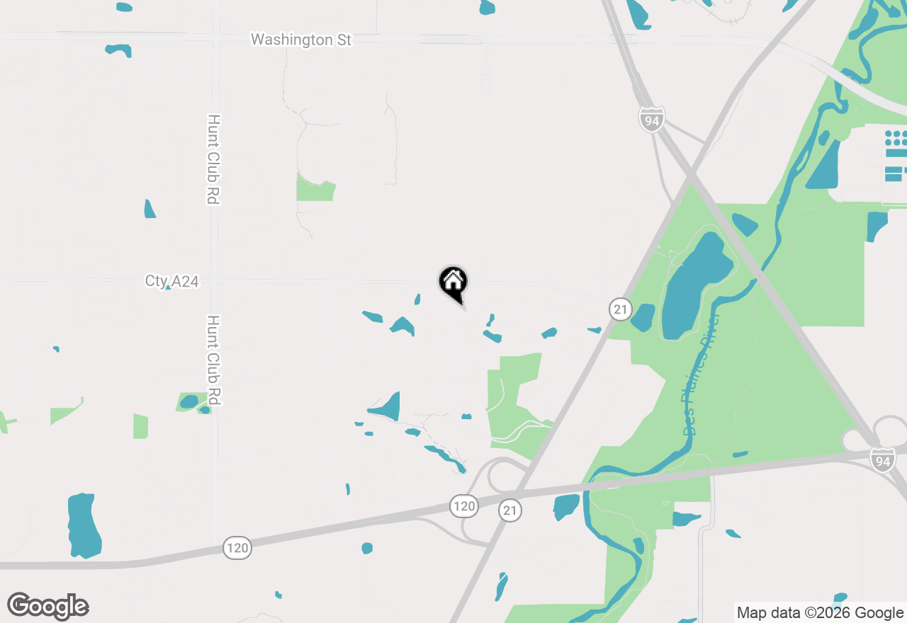 Map of 617 Whitney Court #617, Gurnee, IL 60031