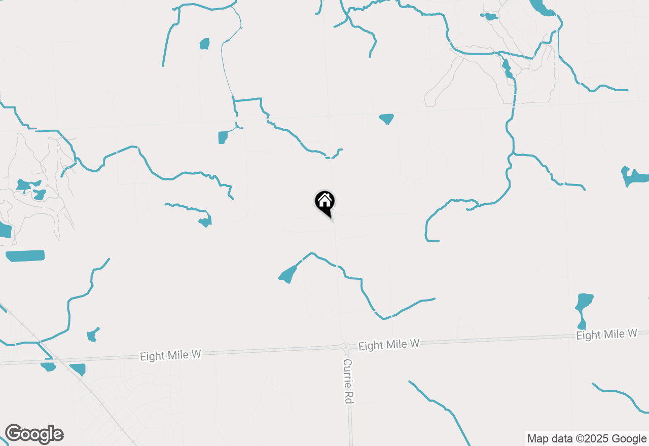 Map of 21651 Currie Road, Northville, MI 48167