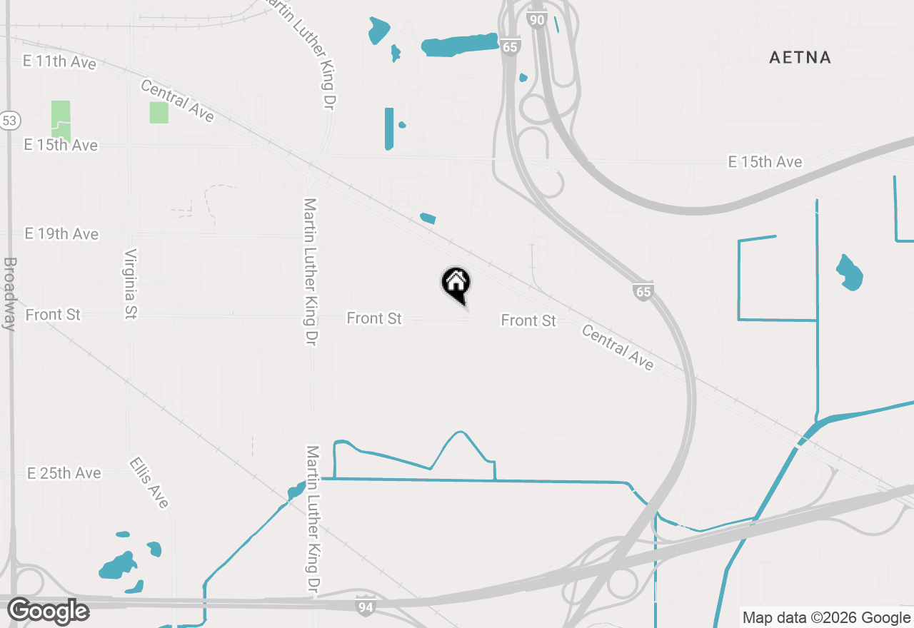 Map of 2216 E 21st Avenue, Gary, IN 46407