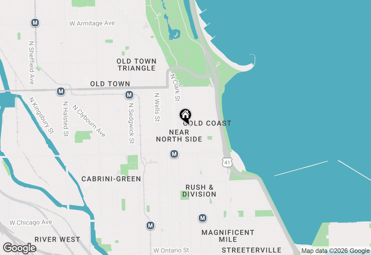 Map of 1330 N Dearborn Street #506, Chicago, IL 60610