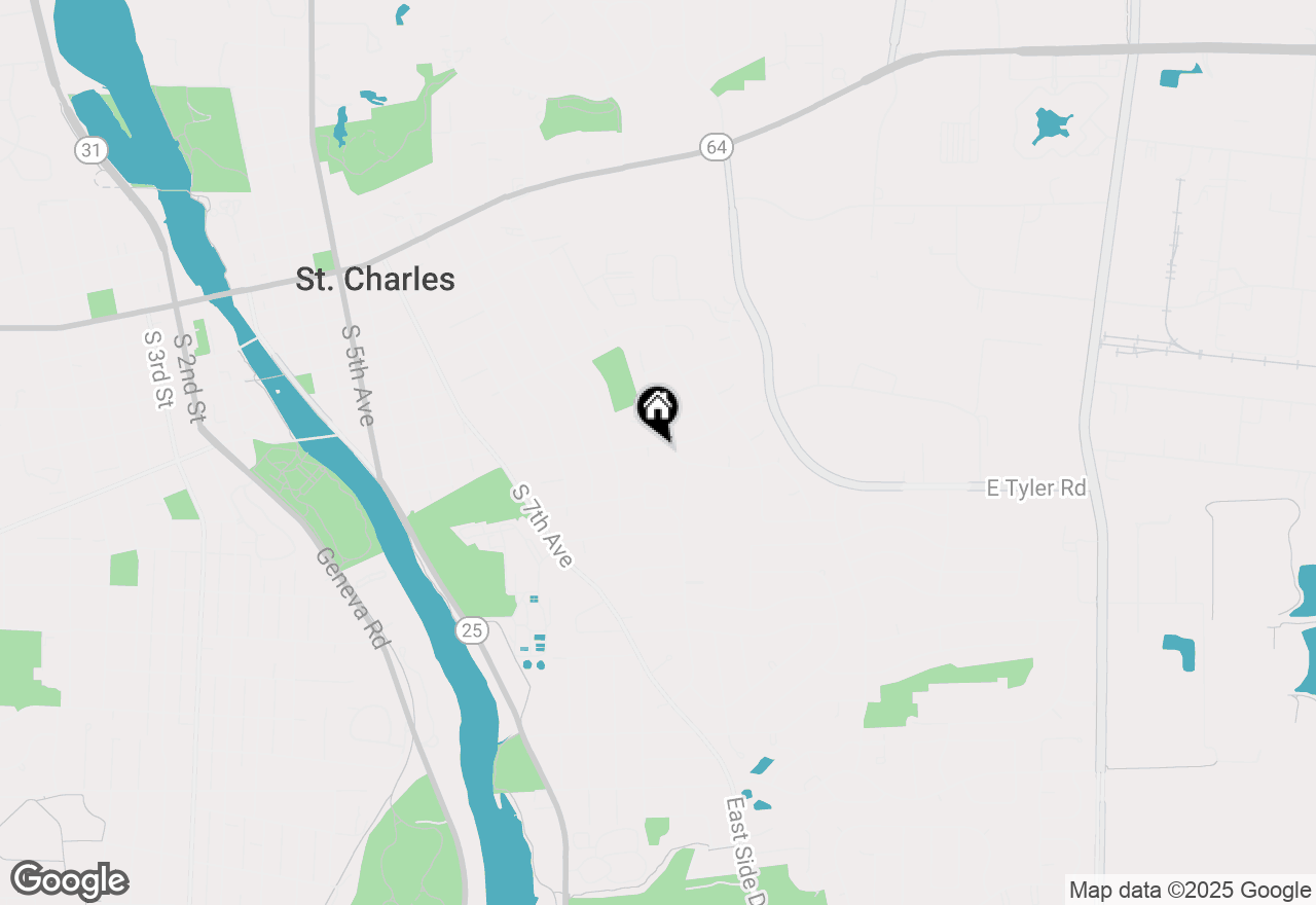 Map of 1359 Madison Court, St. Charles, IL 60174