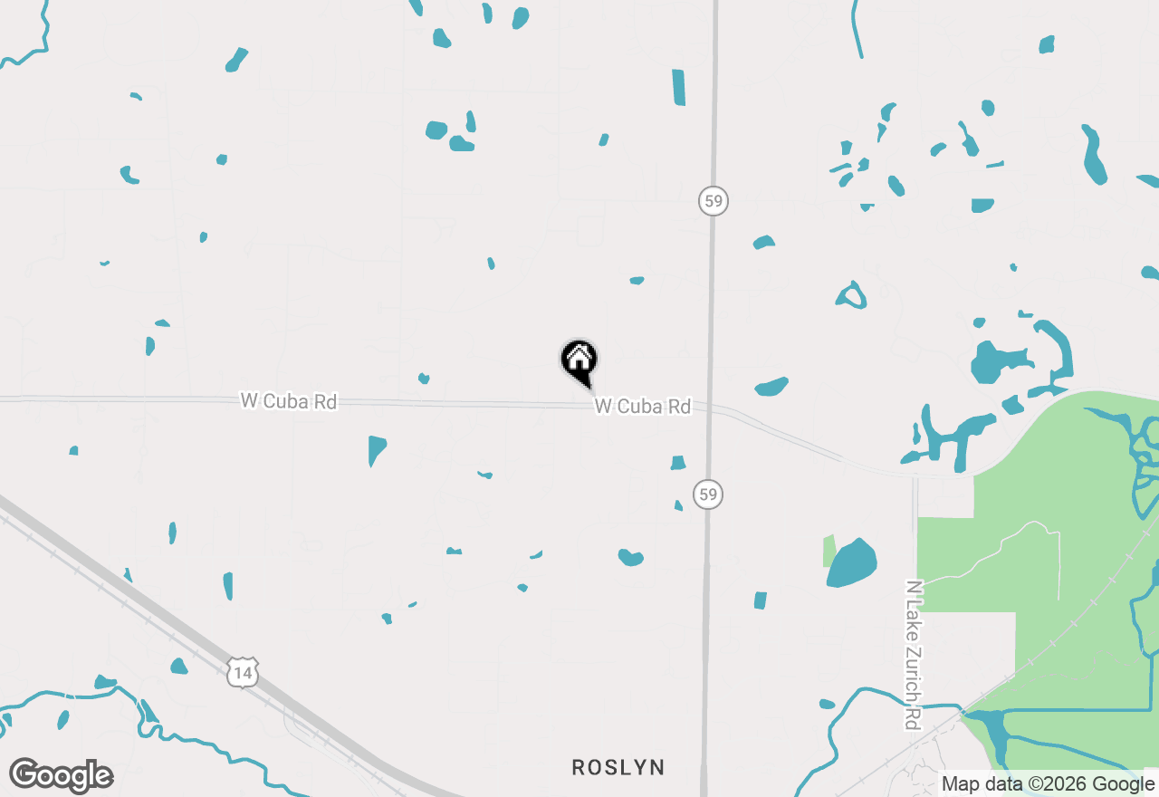 Map of 26048 W Cuba Road, Barrington, IL 60010