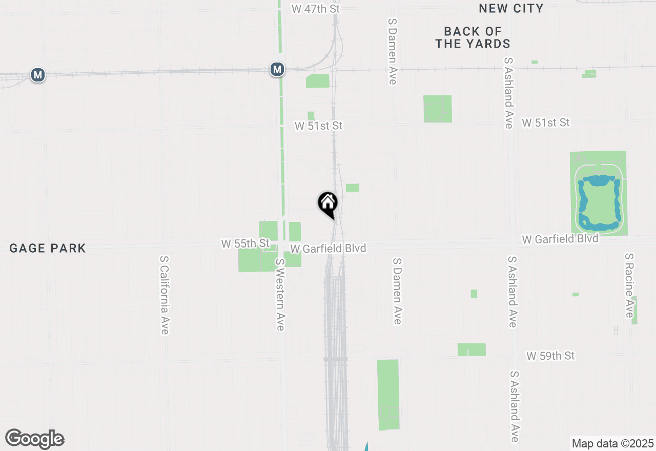 Map of 2208 W 54th Place, Chicago, IL 60609