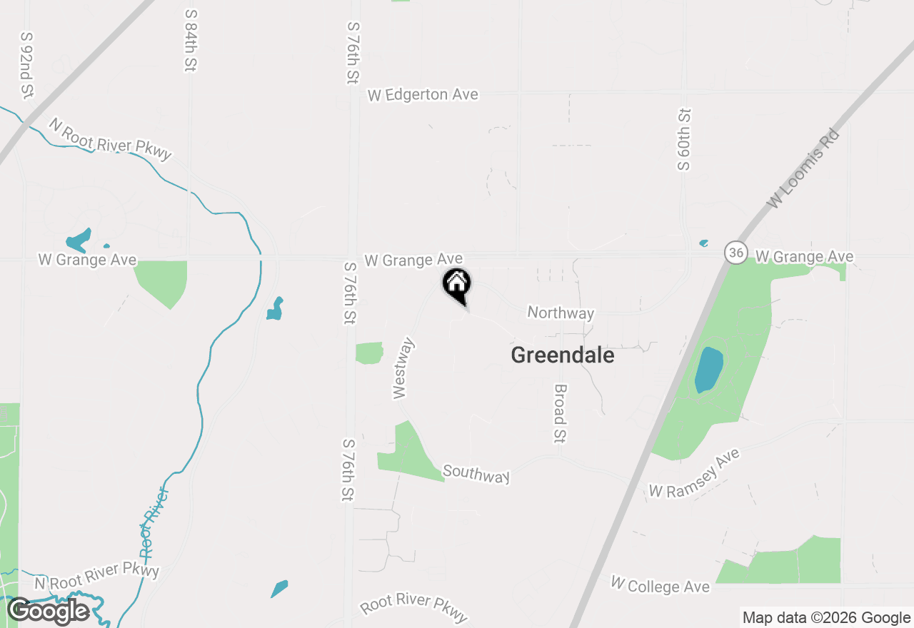 Map of 5620 Euston St, Greendale, WI 53129