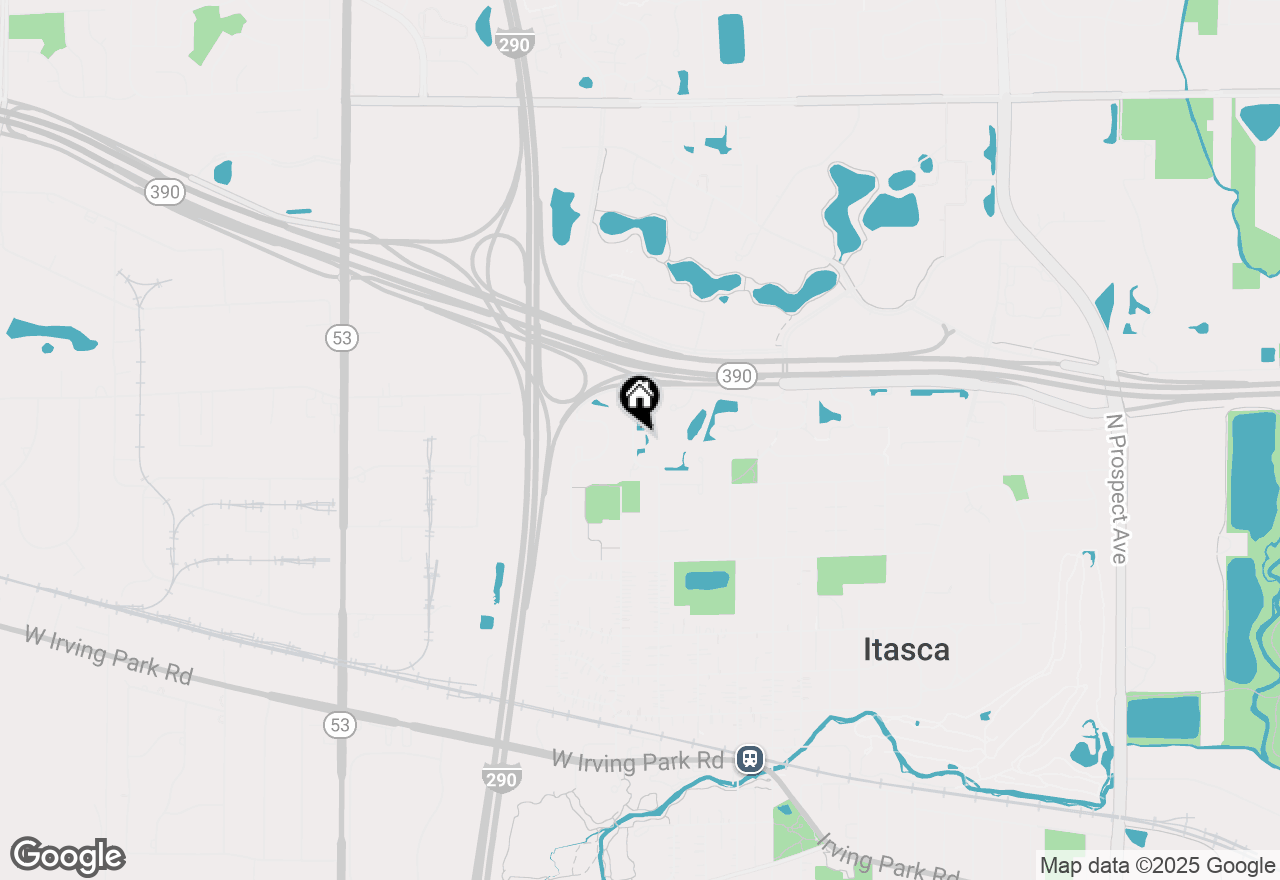 Map of 945 Willow Street, Itasca, IL 60143