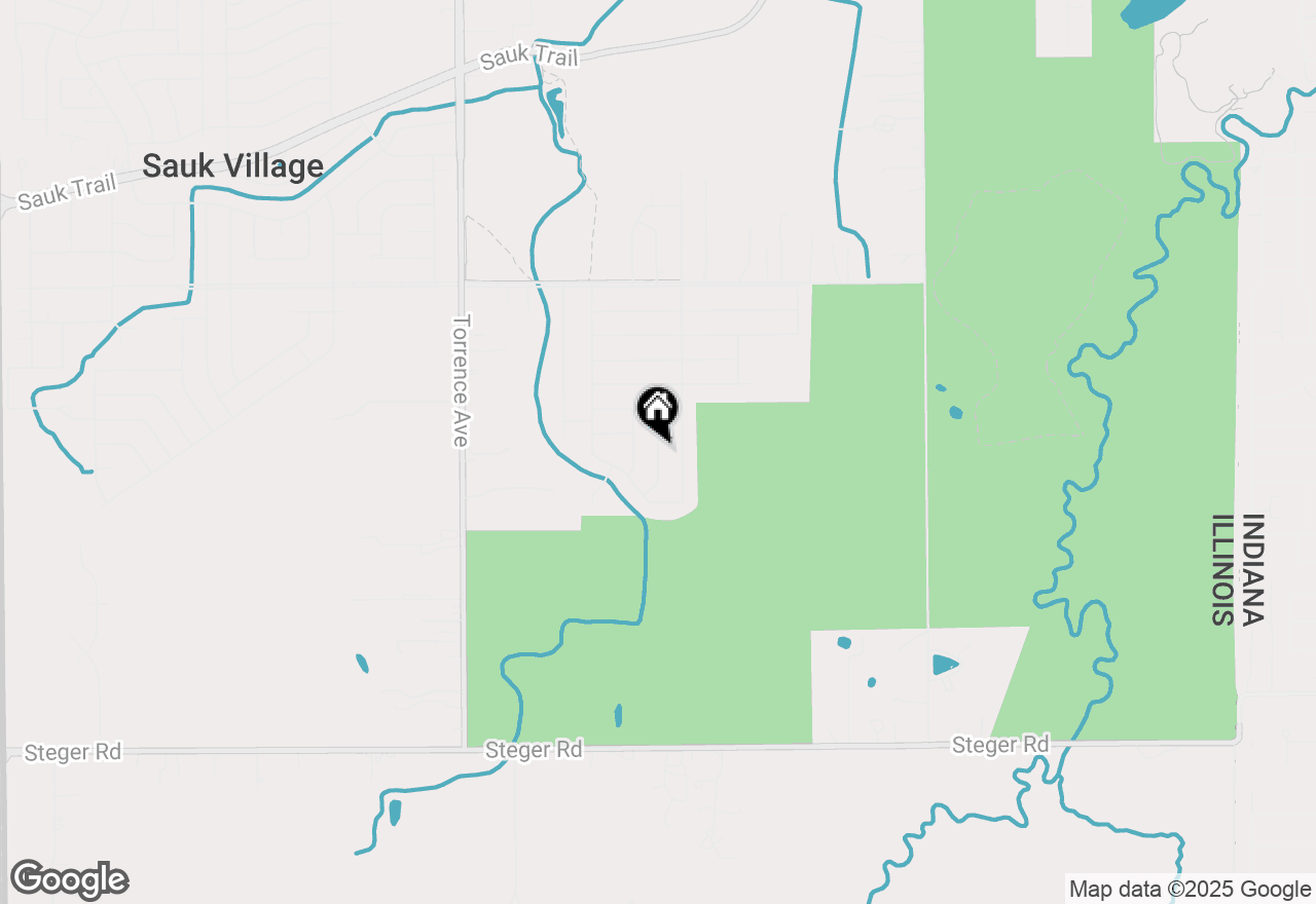 Map of 22636 Theodore Avenue, Sauk Village, IL 60411