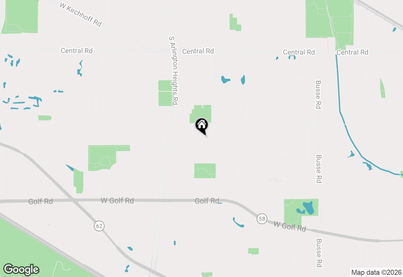 Map of 417 E Noyes Street, Arlington Heights, IL 60005