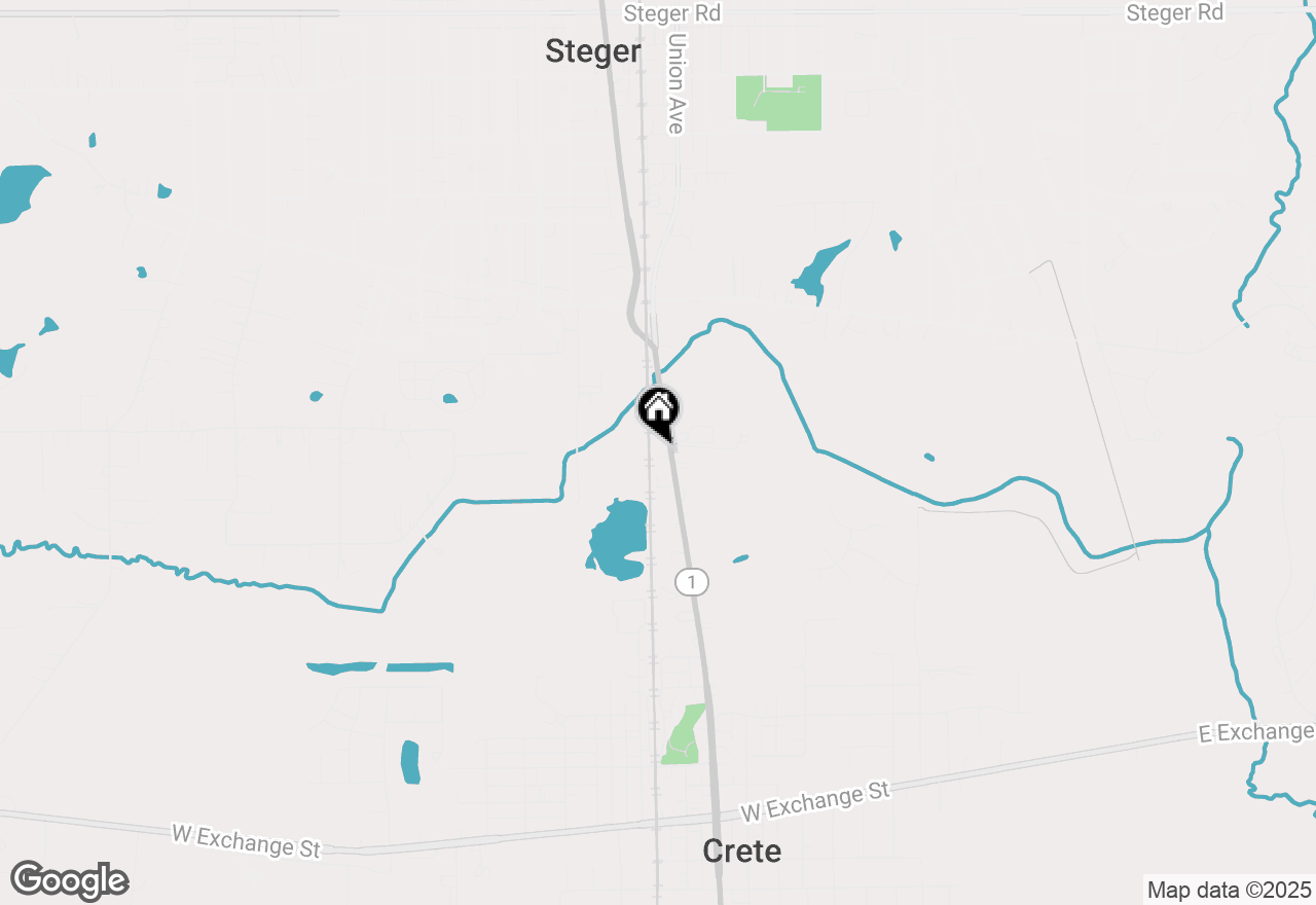 Map of 1008 Main Street, Crete, IL 60417