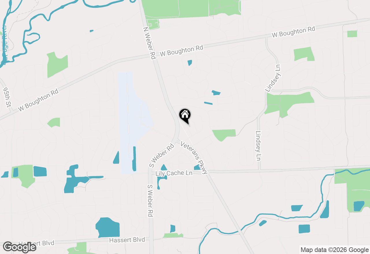 Map of 168 Farm Gate Lane, Bolingbrook, IL 60440