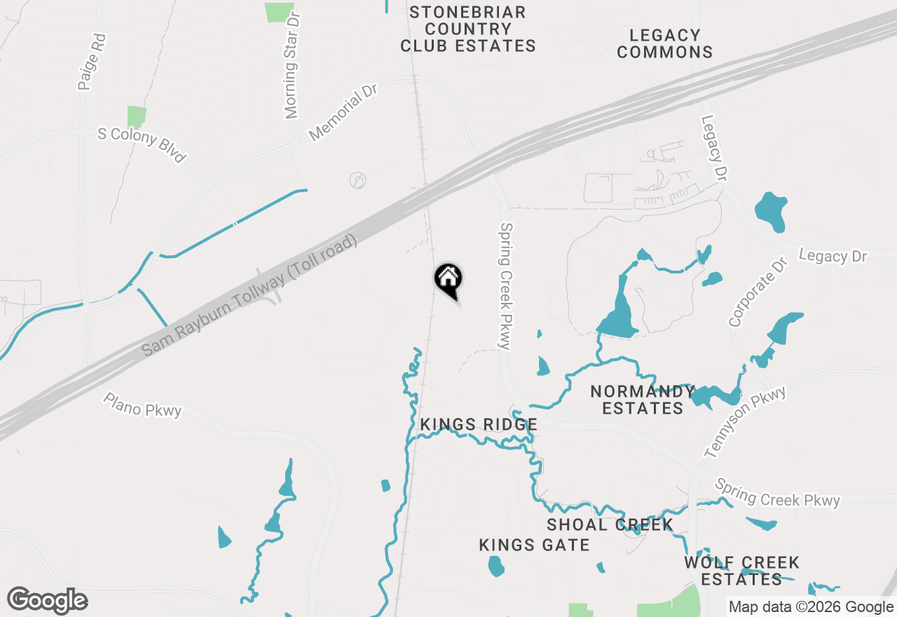 Map of 7037 Moregate Lane, Plano, TX 75024