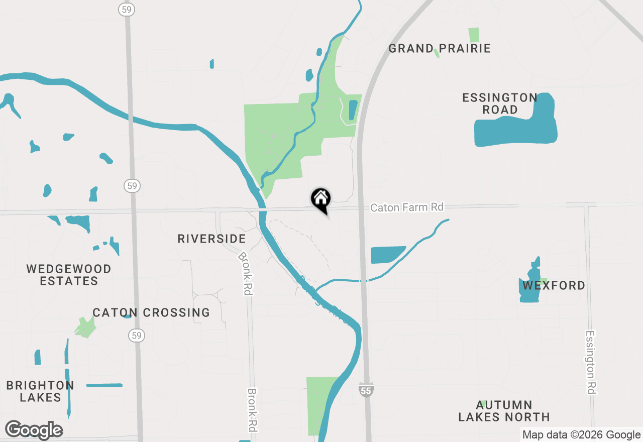 Map of 4110 Rivertowne Drive, Plainfield, IL 60586